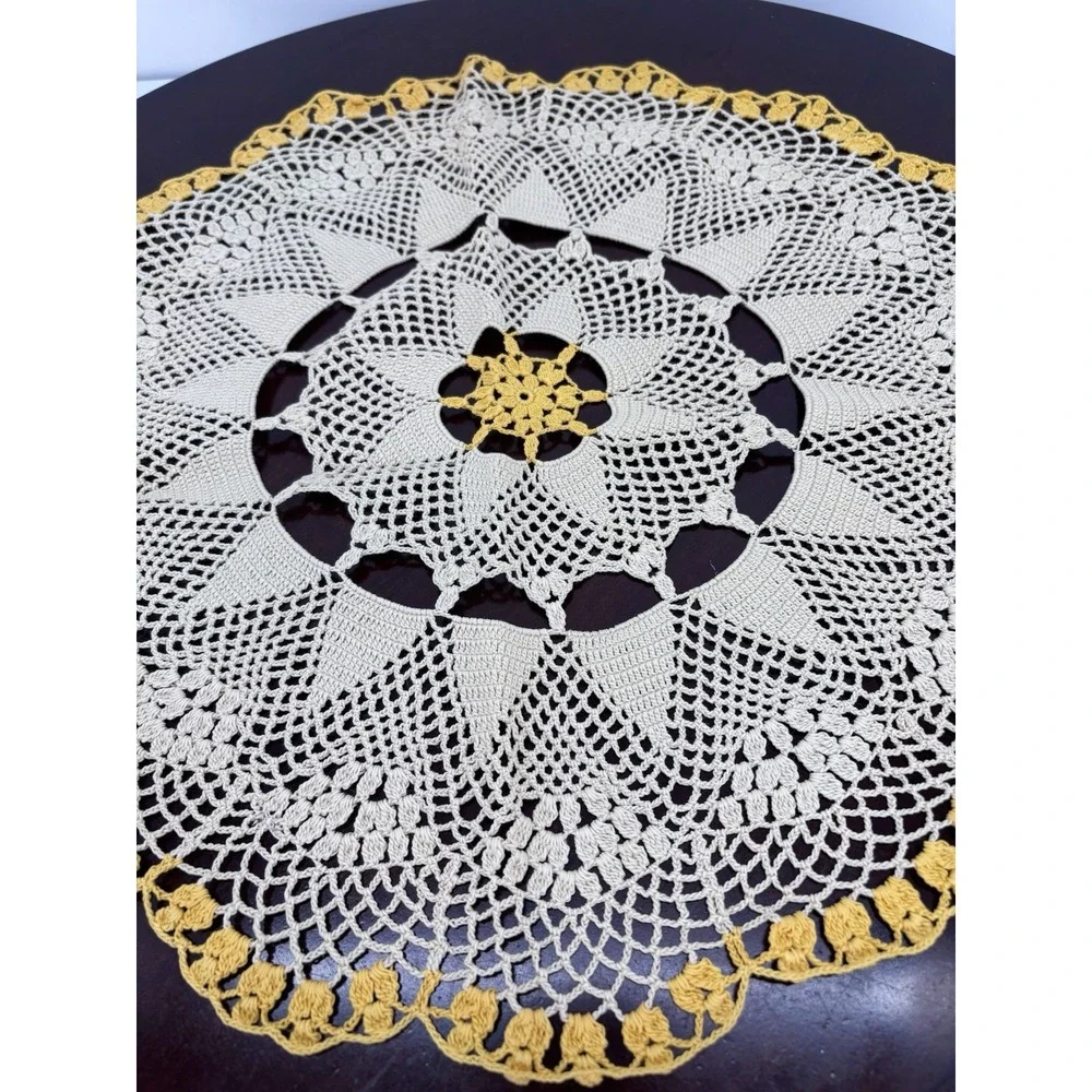 Vintage Hand Crochet Doily 17